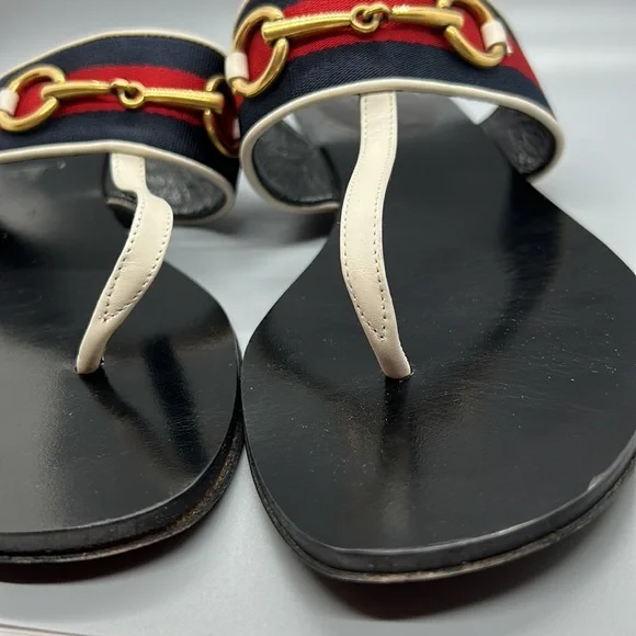 Gucci Horse-bit sandals. Size 40 - Picture 12 of 12